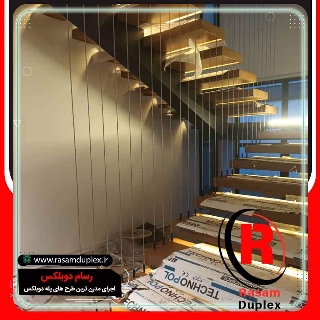 ساخت راه پله چوبی مدرن