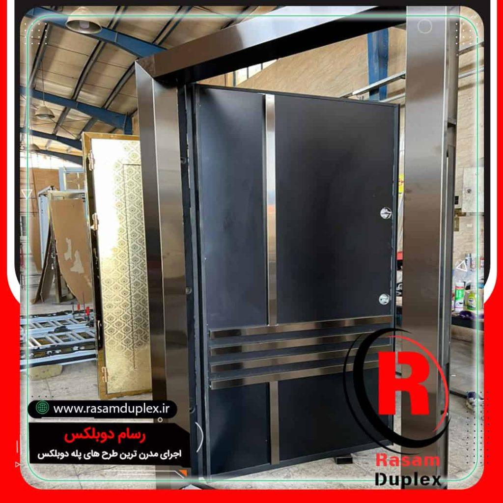 درب استیل تک لنگه