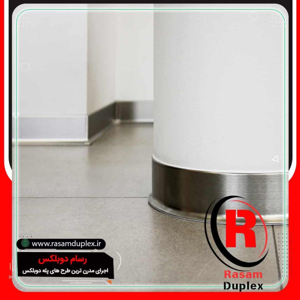 قرنیز استیل ستون کروی