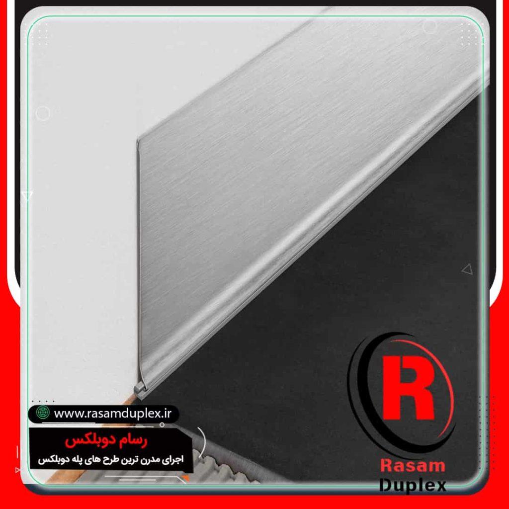 نصب و اجرای قرنیز استیل دیوار