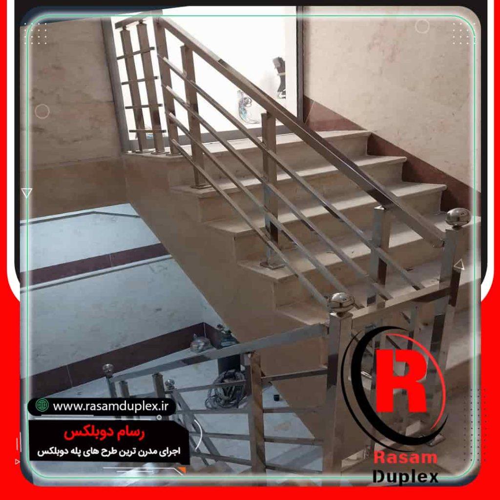 نرده استیل راه پله، پنجره و بالکن
