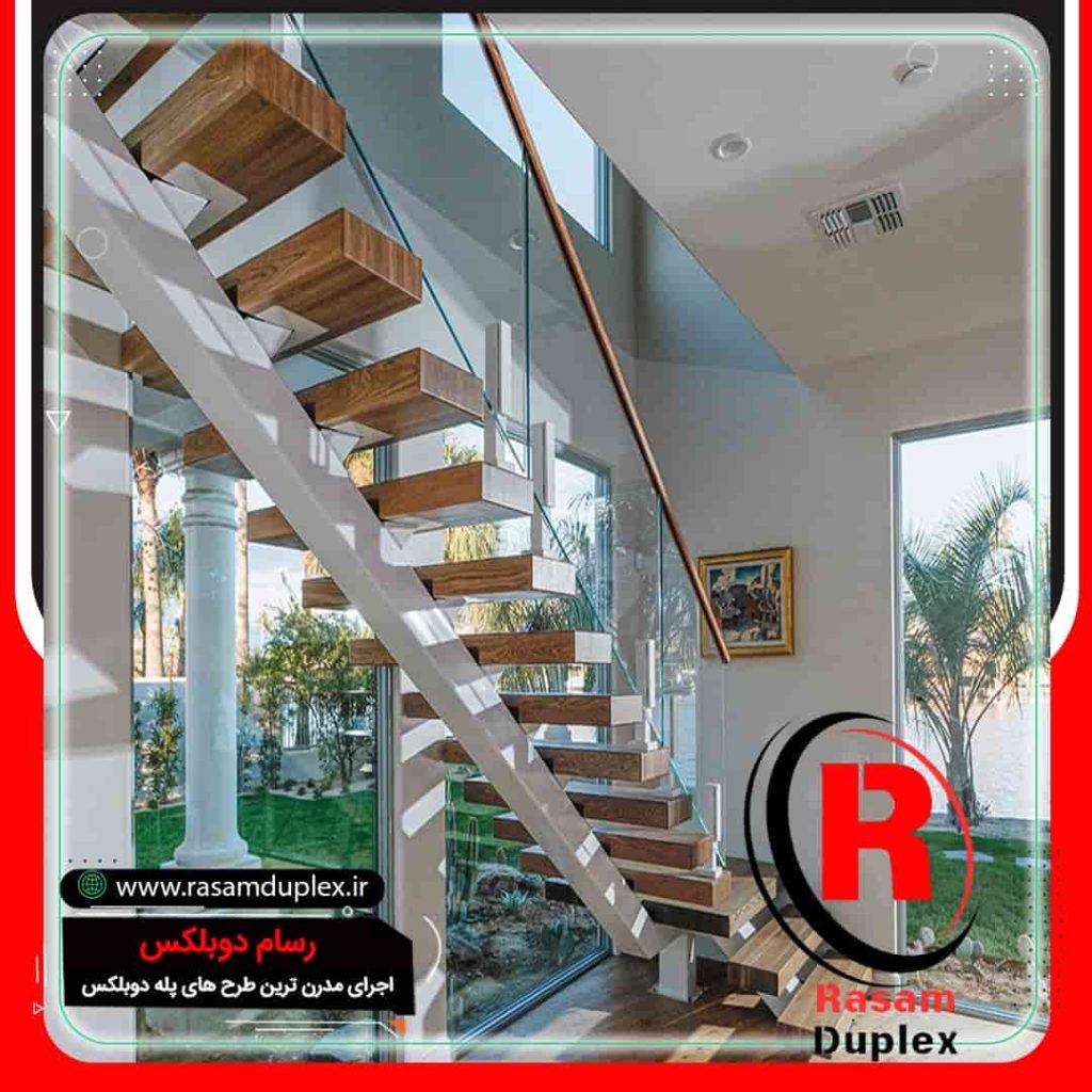 نرده های شیشه ای مدرن