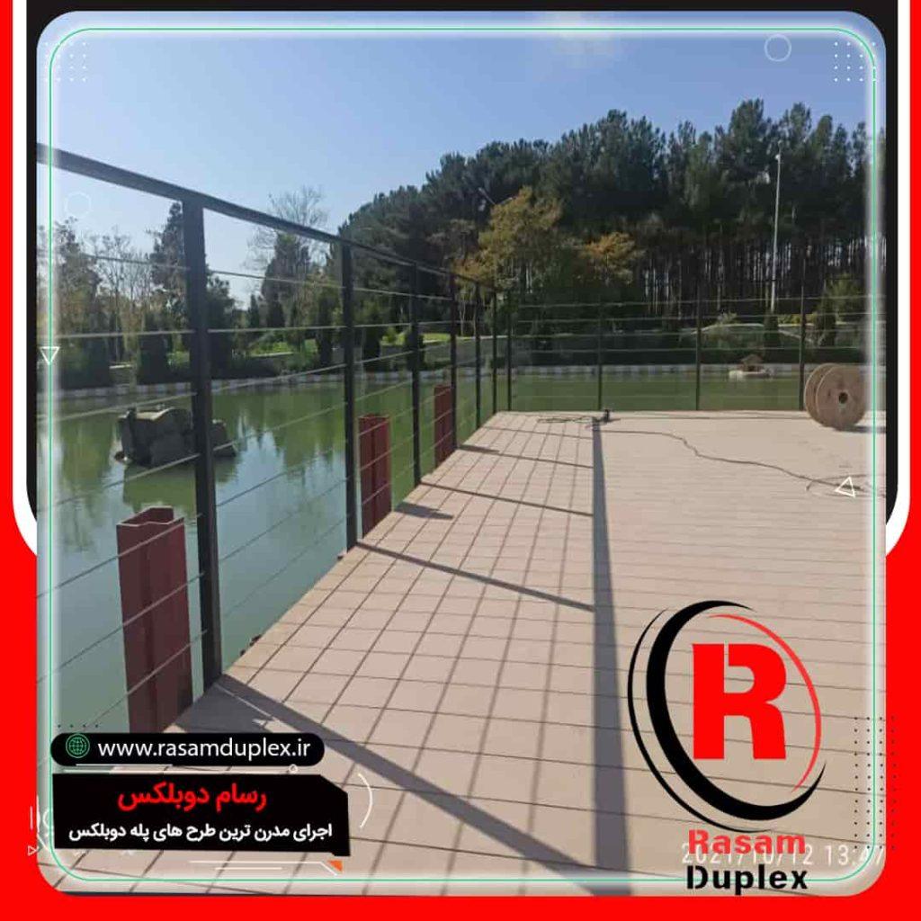 اجرای نرده کابلی تراس