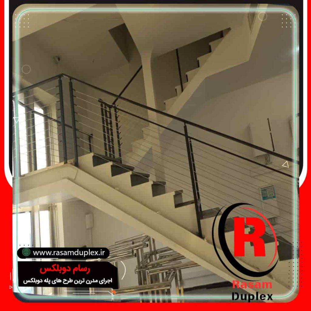 قیمت نرده سیم بکسلی راه پله