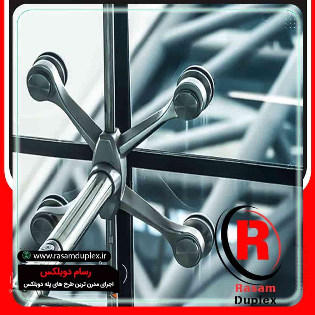 نمای شیشه ای اسپایدر