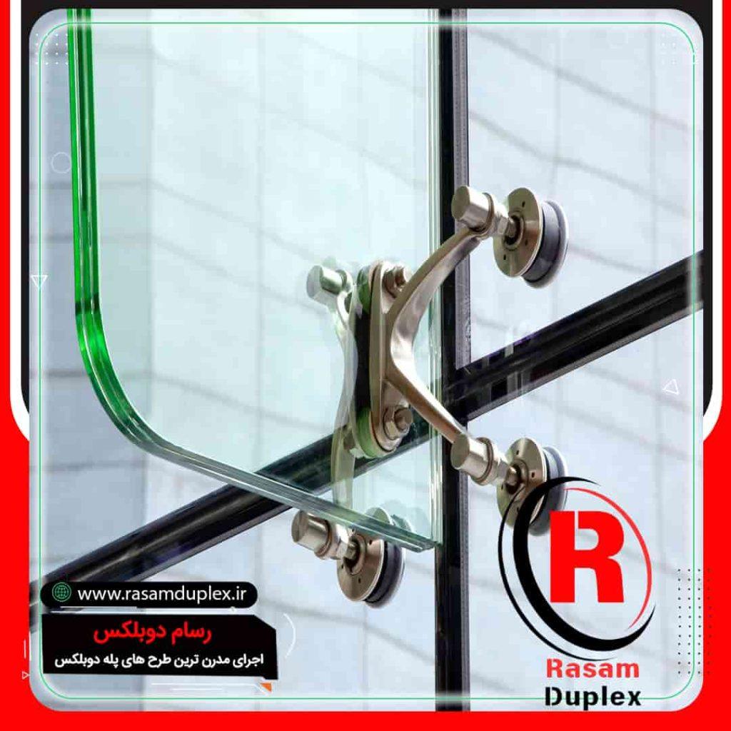 اجرای نمای شیشه ای اسپایدر