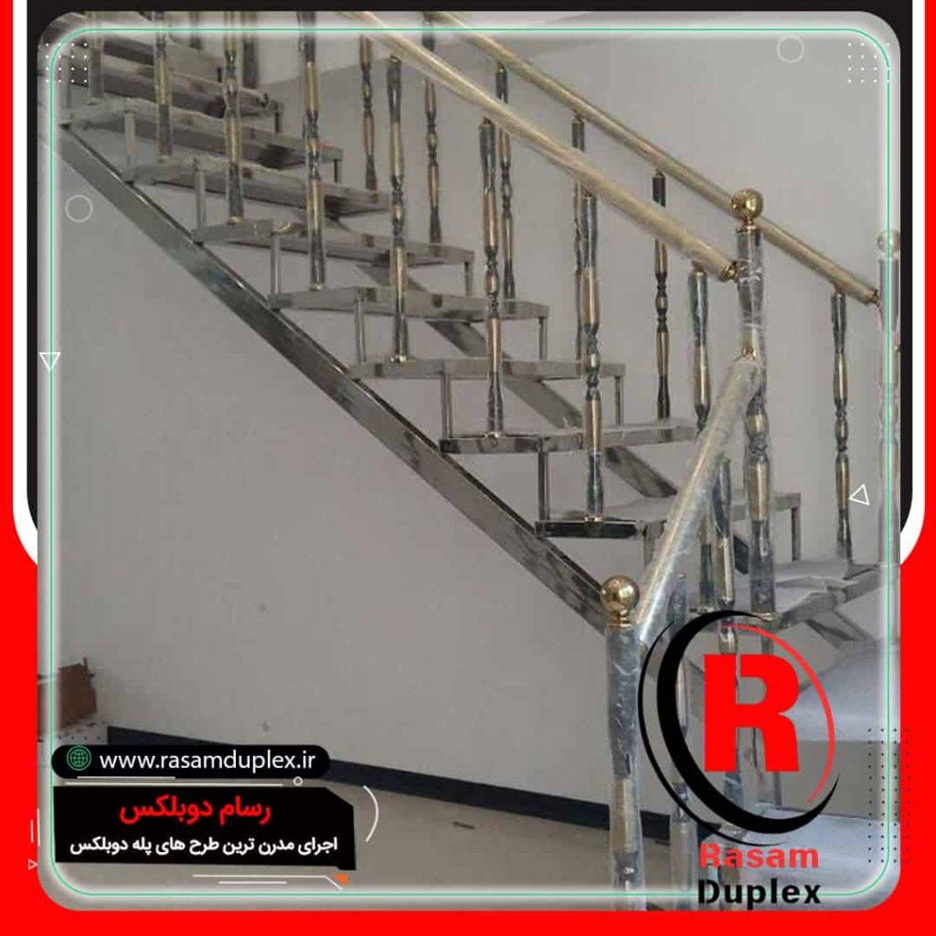 حفاظ راه پله استیل