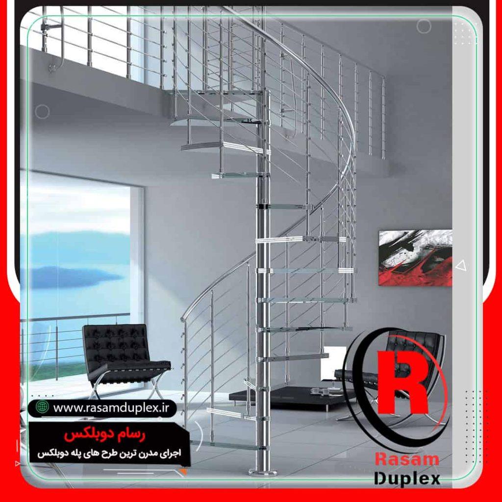 قیمت پله اسپیرال