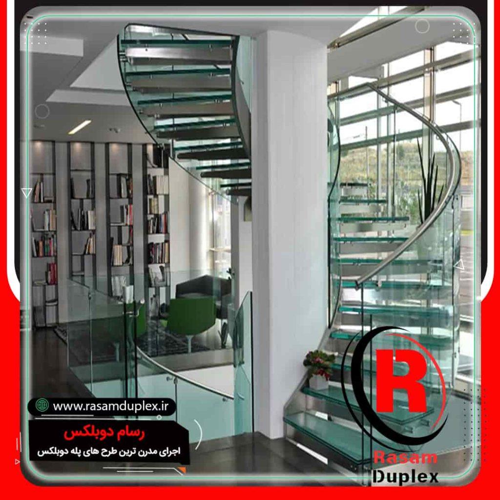 پله گردان اسپیرال