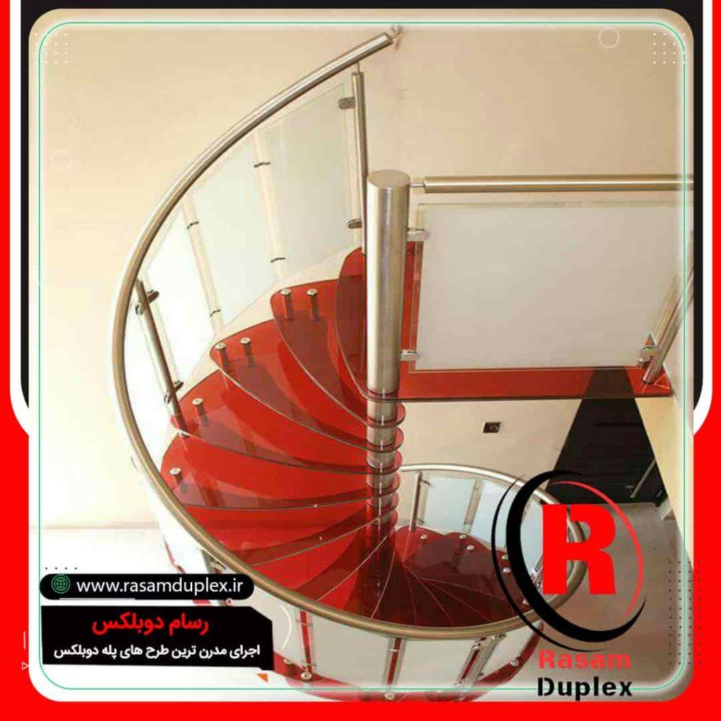 انواع مدل های پله اسپیرال