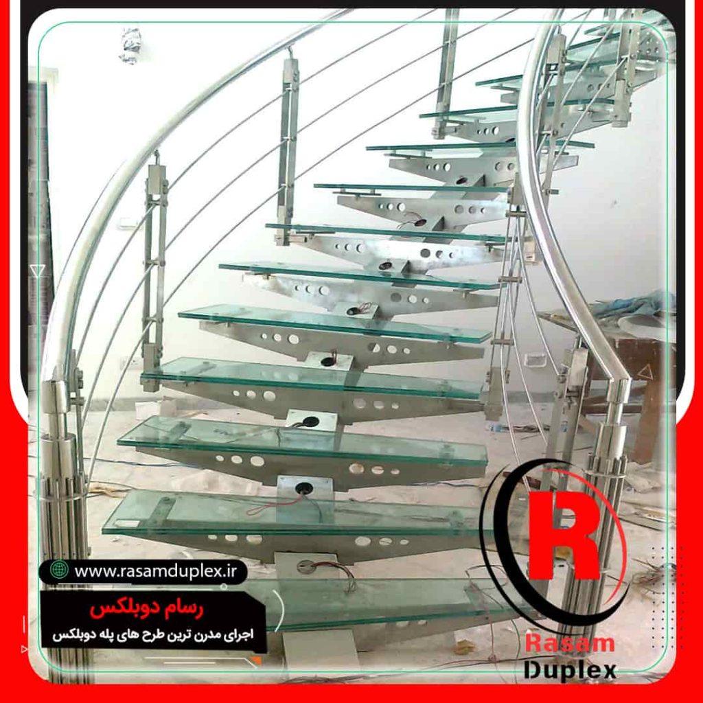 پله گرد دوبلکس