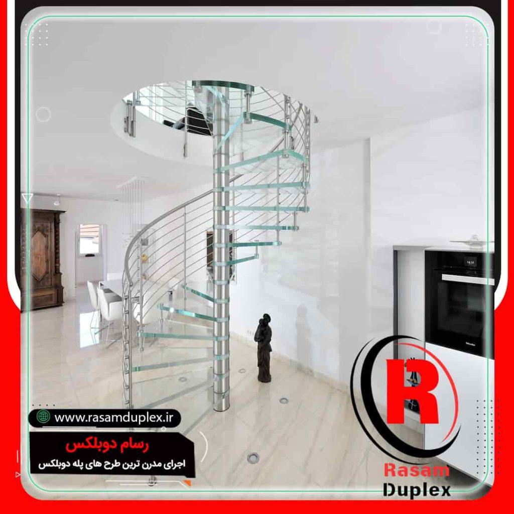 ساخت و اجرای پله اسپیرال