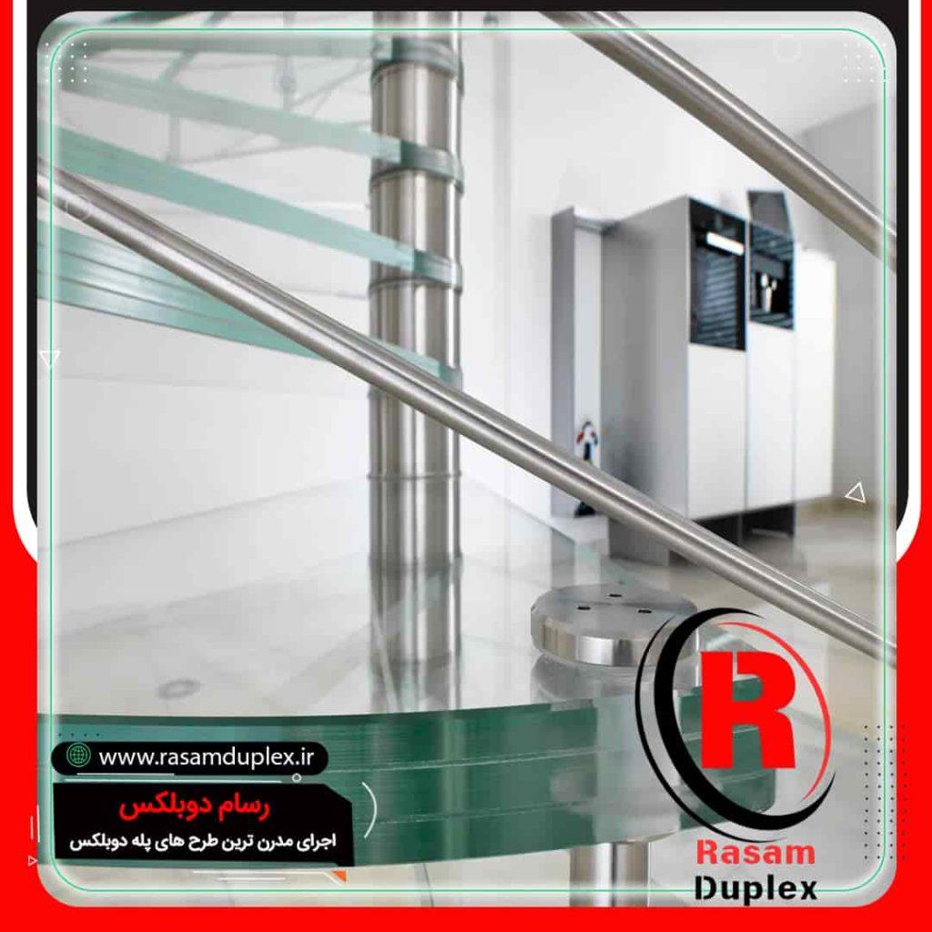 پله دوبلکس اسپیرال