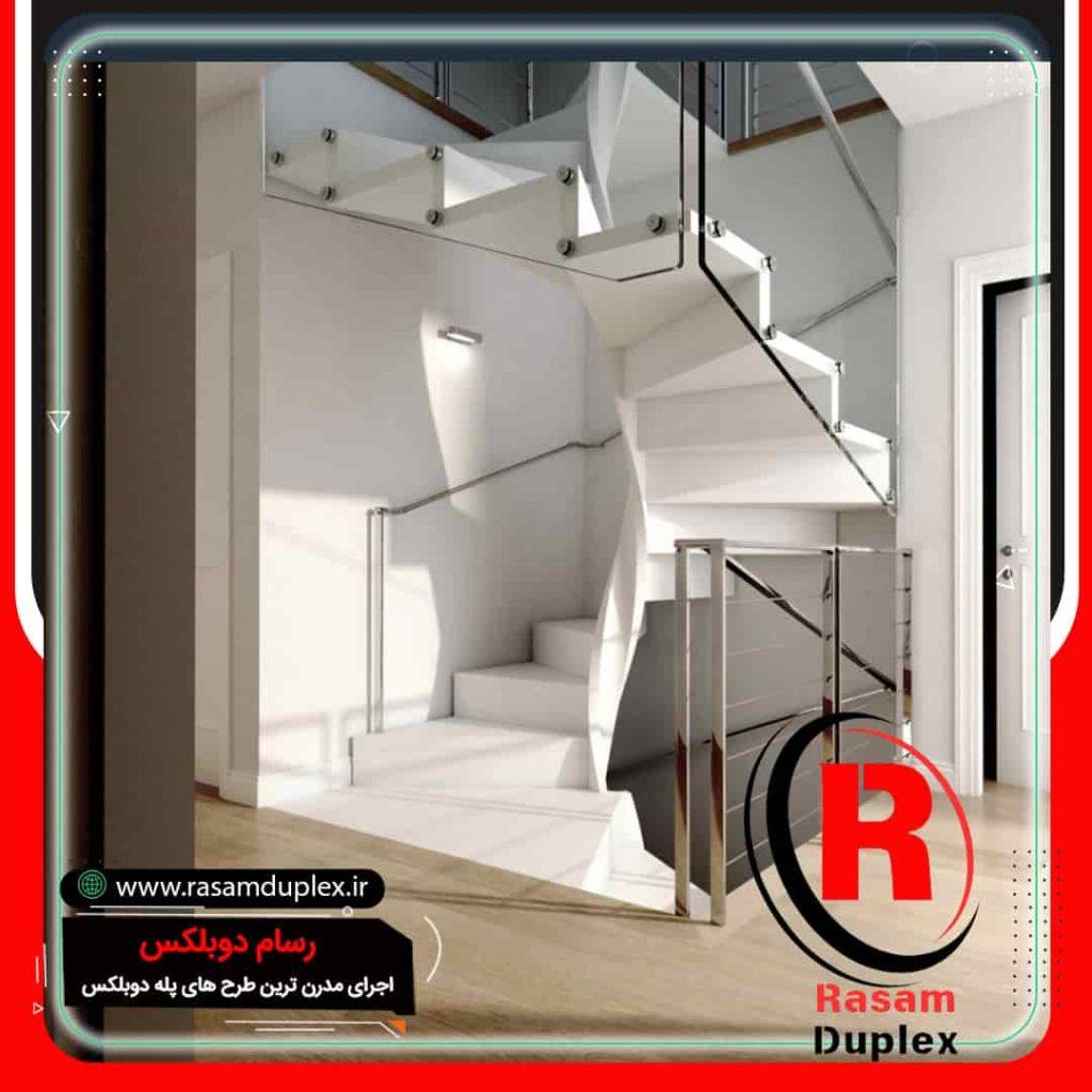 پله دوبلکس مدرن
