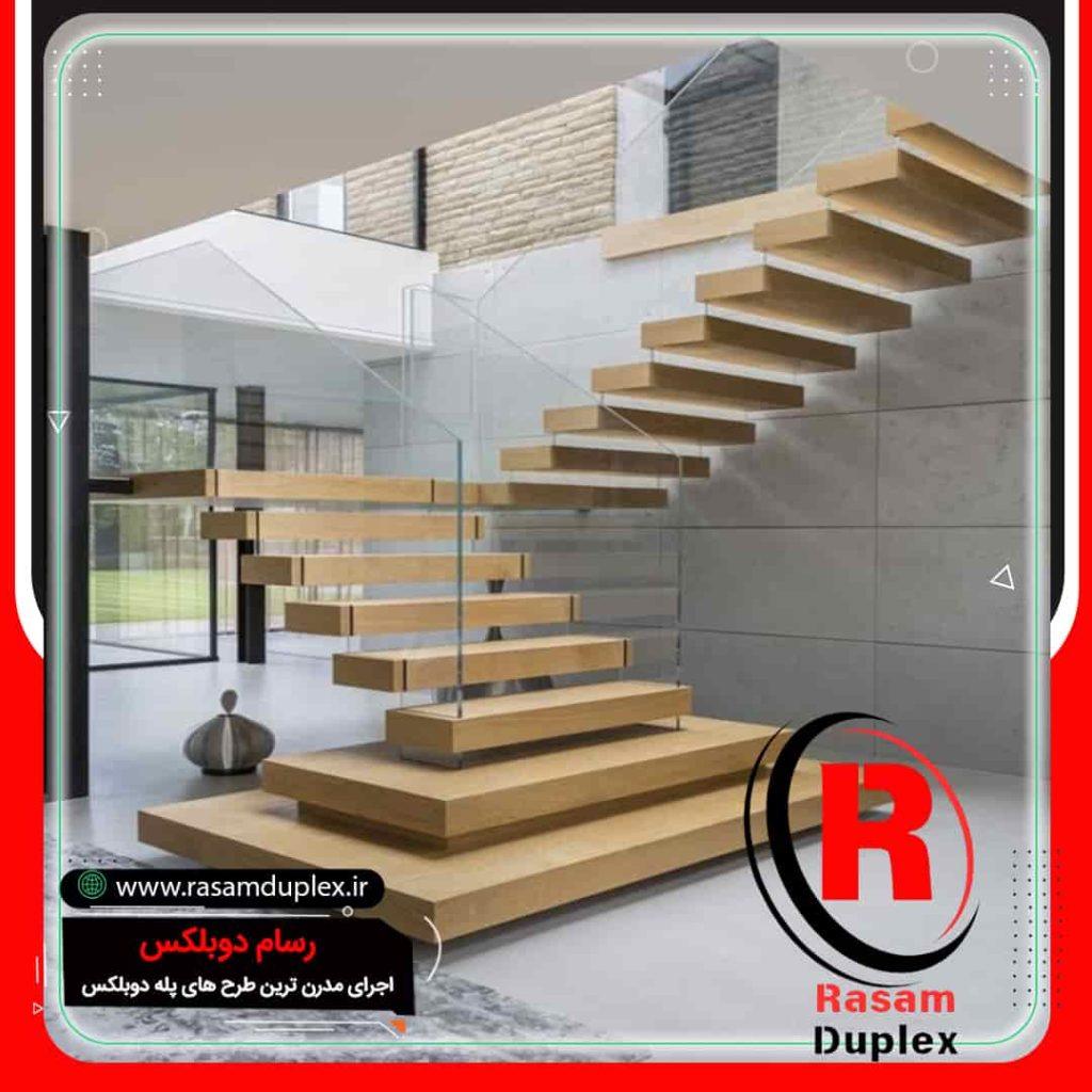 راه پله دوبلکس معلق