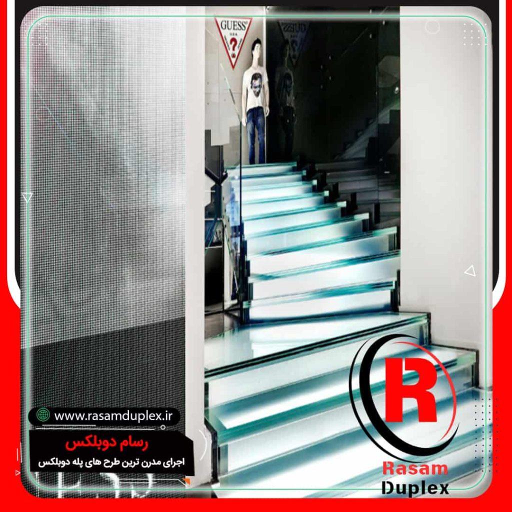 شخصات، نصب و قیمت پله شیشه ای
