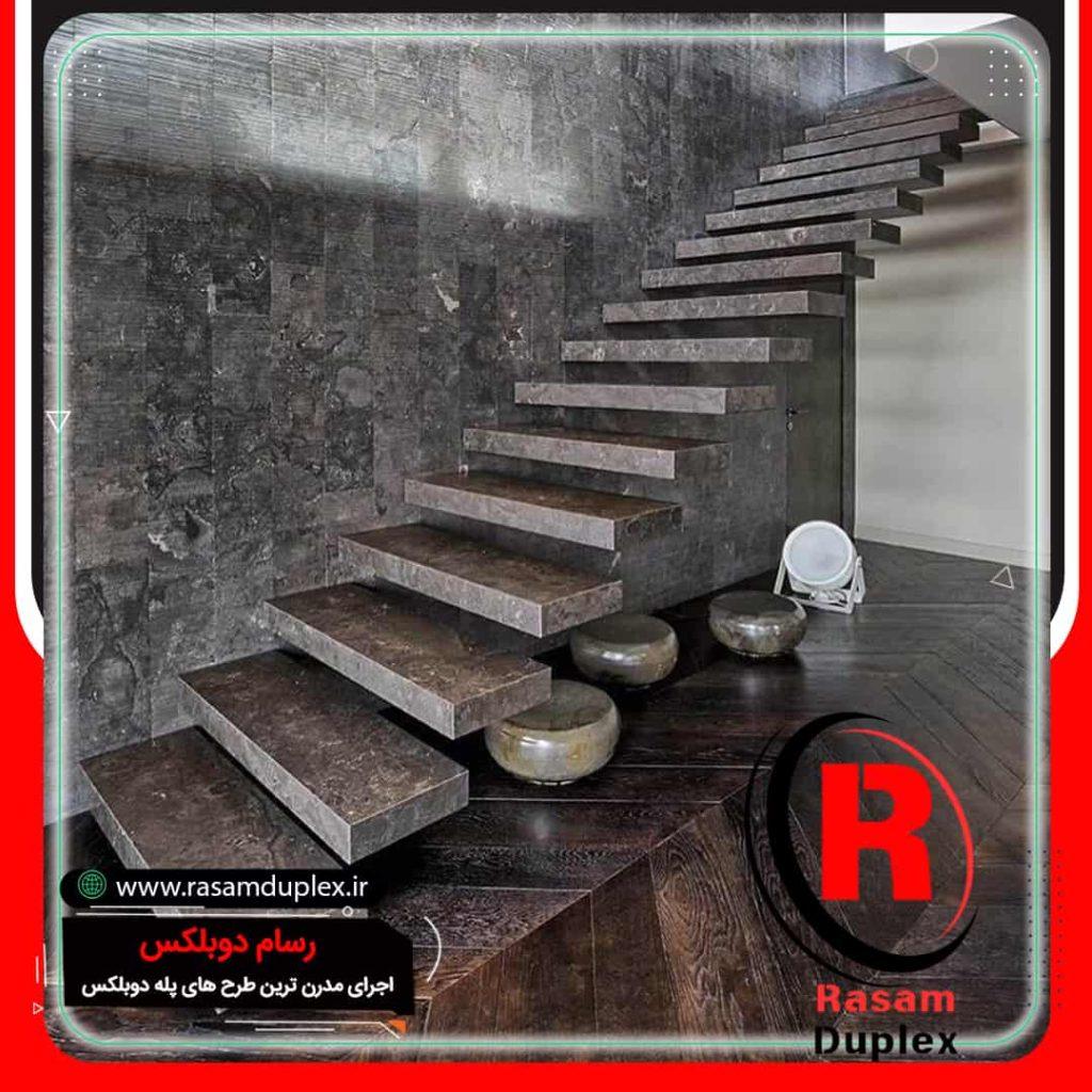 بهترین سازنده راه پله معلق در تهران و کرج