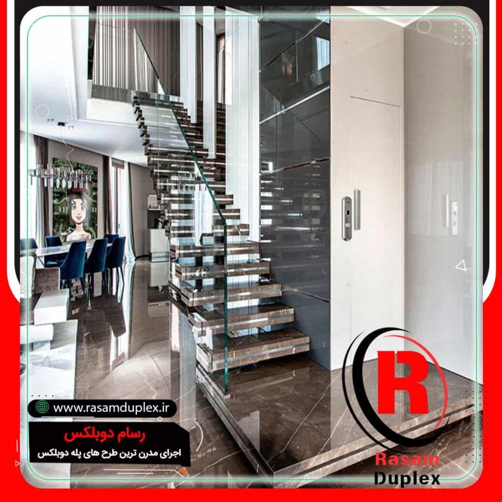 انواع راه پله معلق به همراه نمونه و توضیحات