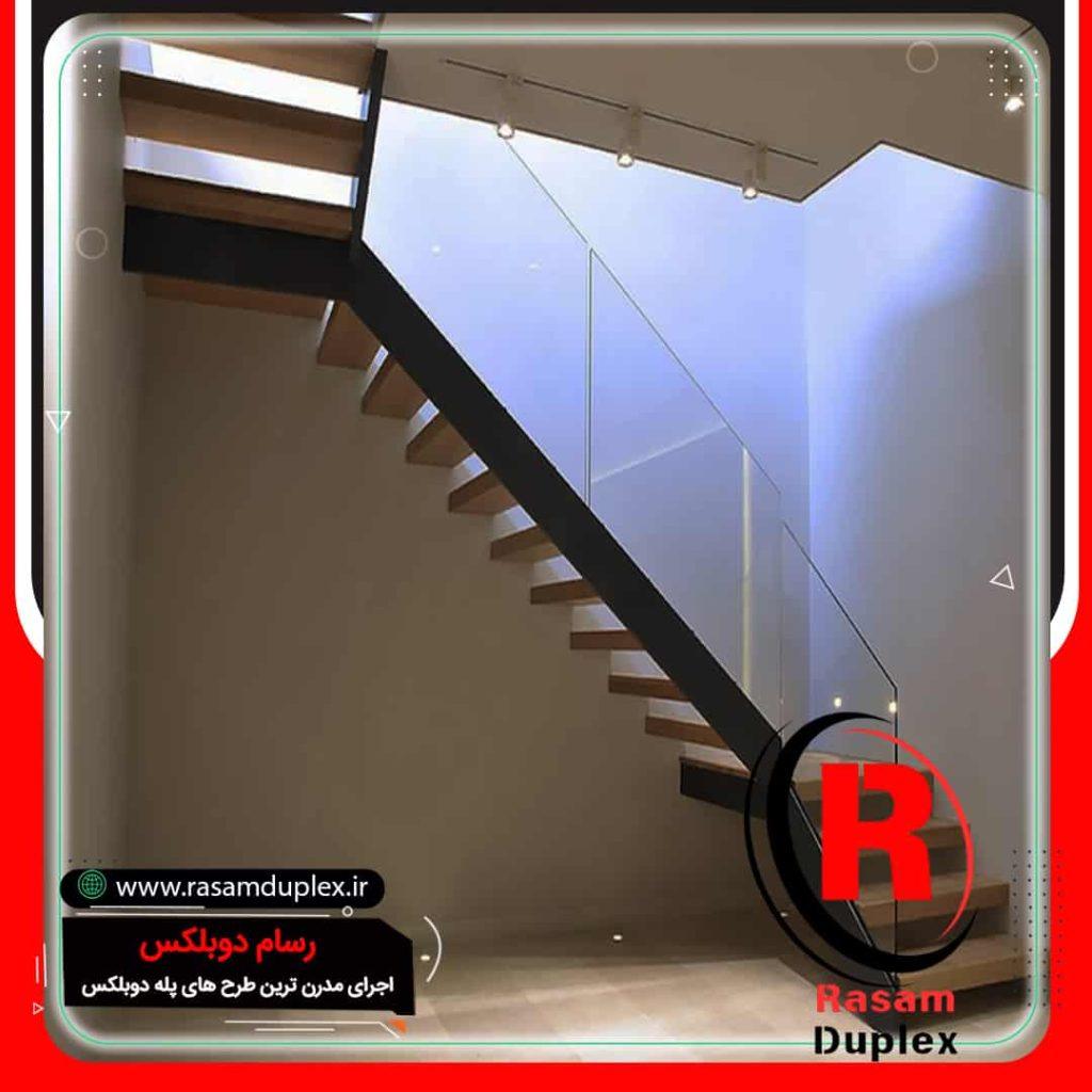 پله معلق قیمت، طراحی و اجرای انواع آن