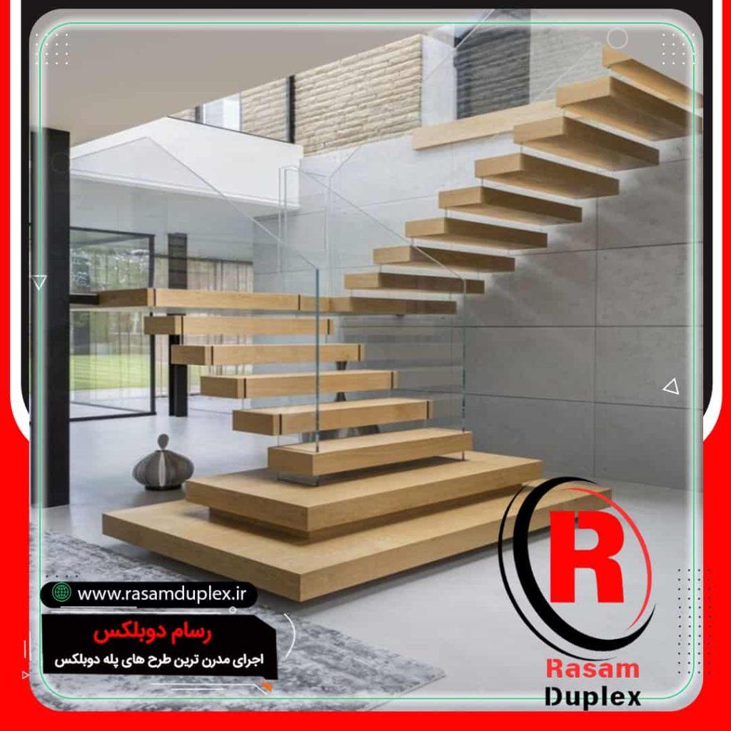قیمت پله معلق دوبلکس