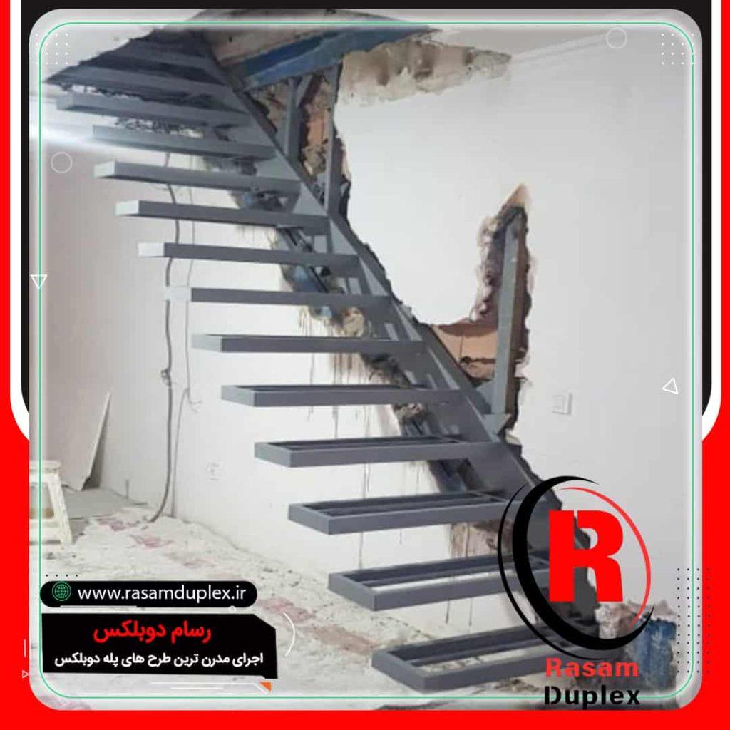 آموزش ساخت پله معلق