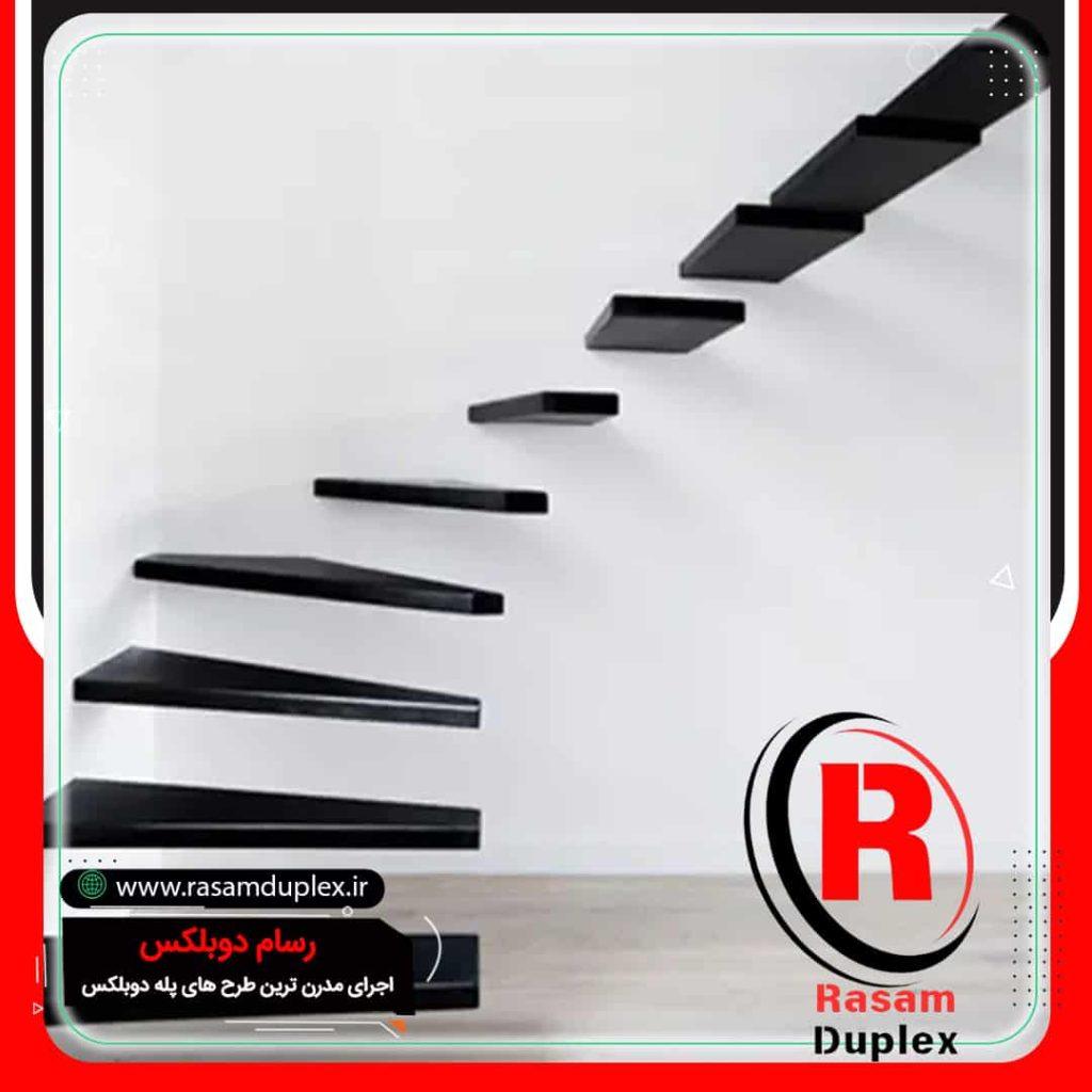 نصب مدرن ترین پله معلق تهران