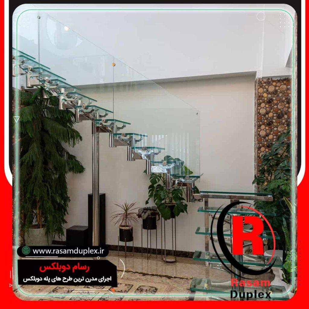 پله دوبلکس مفصلی مدرن
