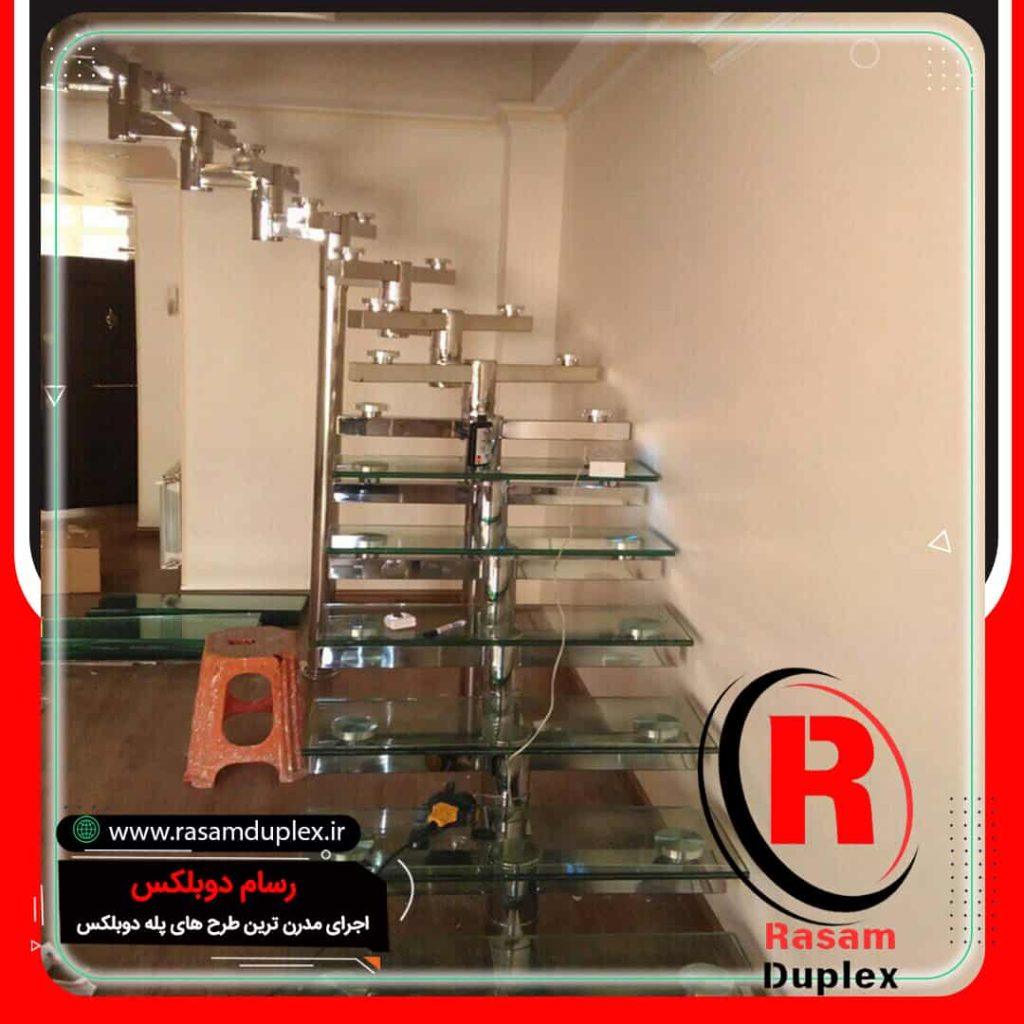 خرید و قیمت نرده مفصلی راه پله