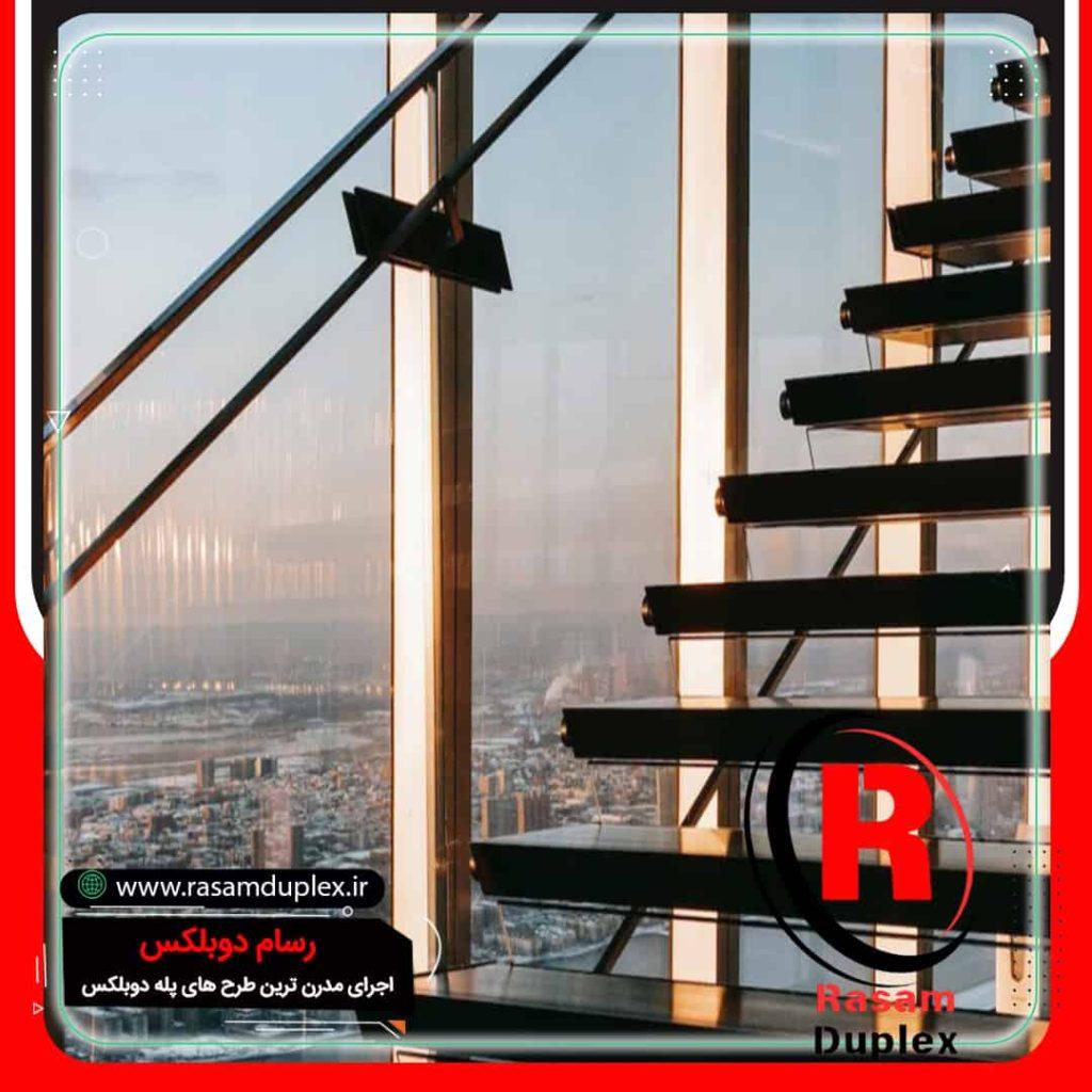 نصب پله پیش ساخته مدرن