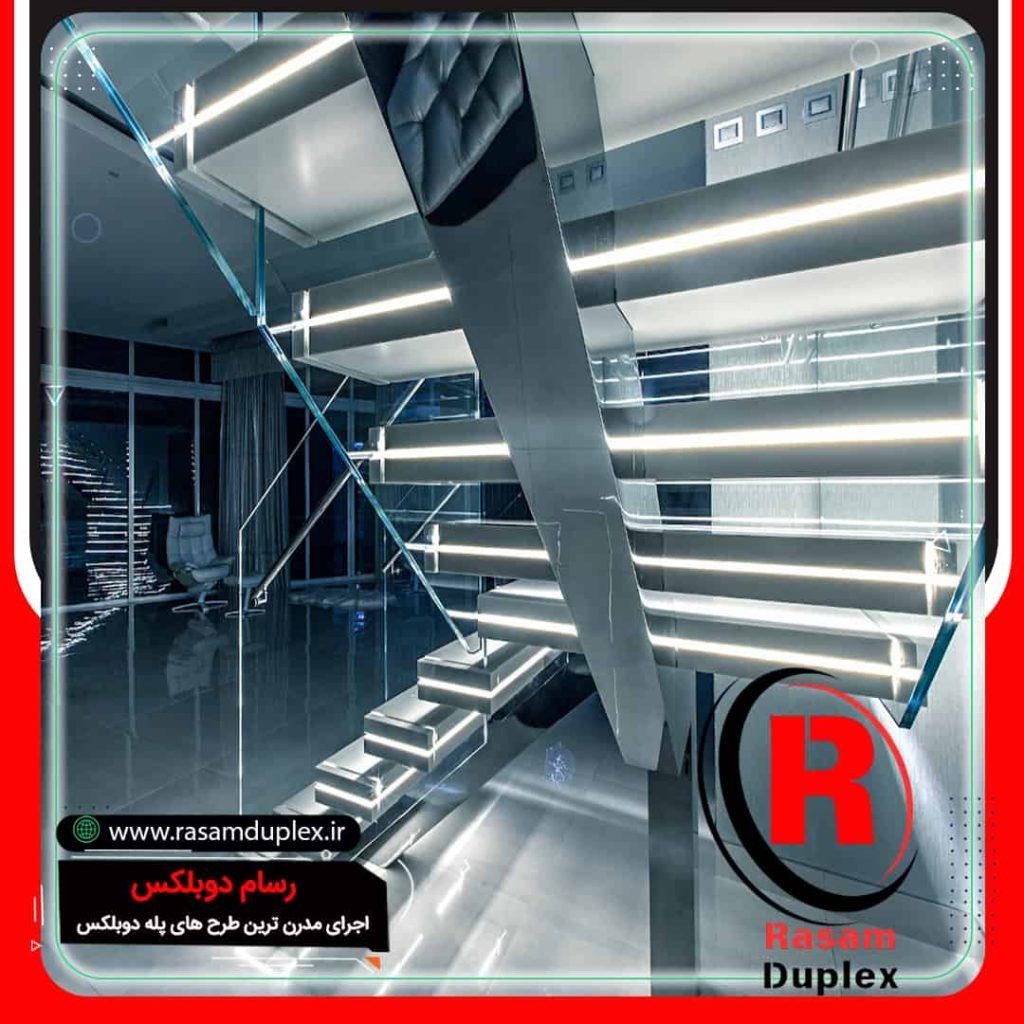 اجرای پله پیش ساخته مدرن