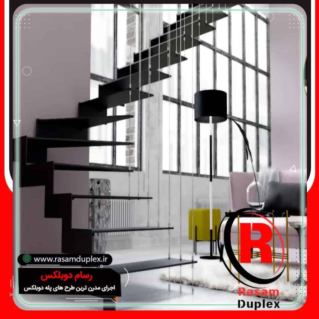 پله پیش ساخته فلزی