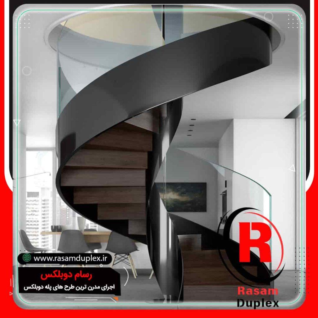 انواع مدل های پله پیچ به همراه تصویر برای ویلاهای شخصی