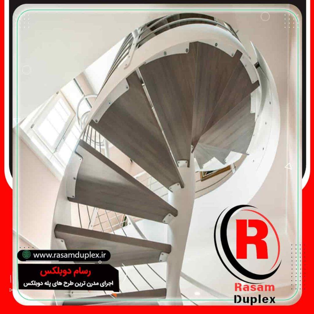 انواع مدل های پله پیچ مدرن