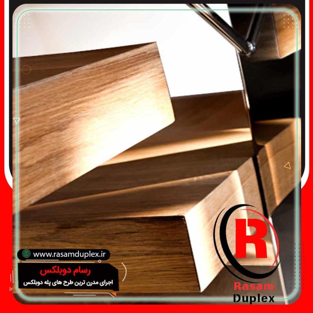 خرید و سفارش انواع مدل های پله چوبی