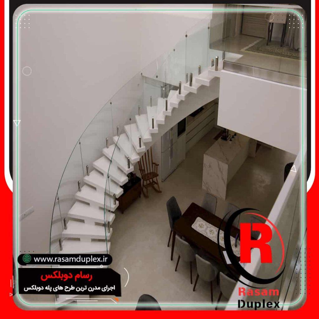 انواع مدل های پله پیچ به همراه تصویر برای ویلاهای دوبلکس