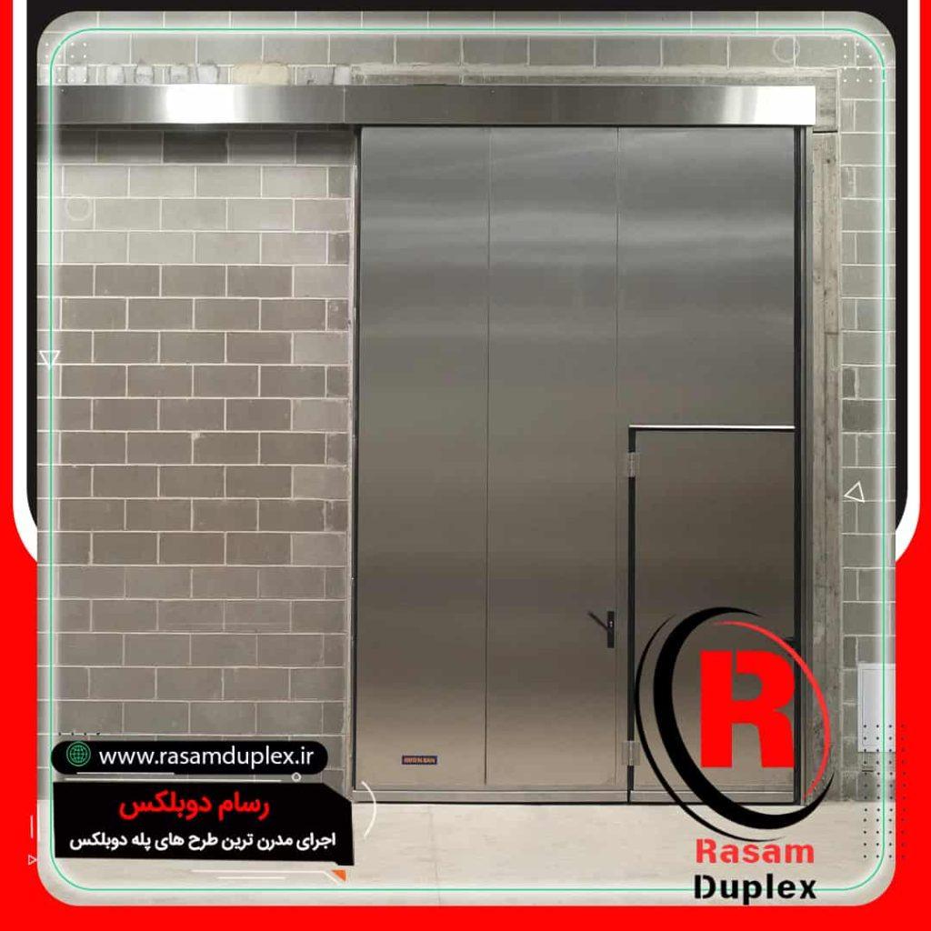 خرید و قیمت روکش استیل|کاور استیل درب آسانسور