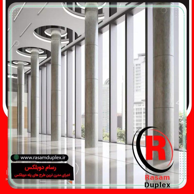 ستون استیل – روکش استیل درب – کاور استیل درب