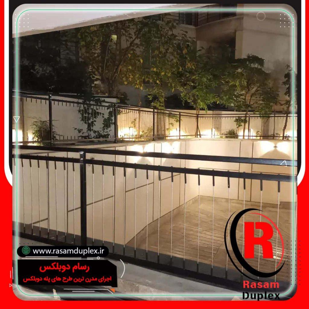 نرده کابلی – قیمت نرده کابلی – نرده سیم بکسلی