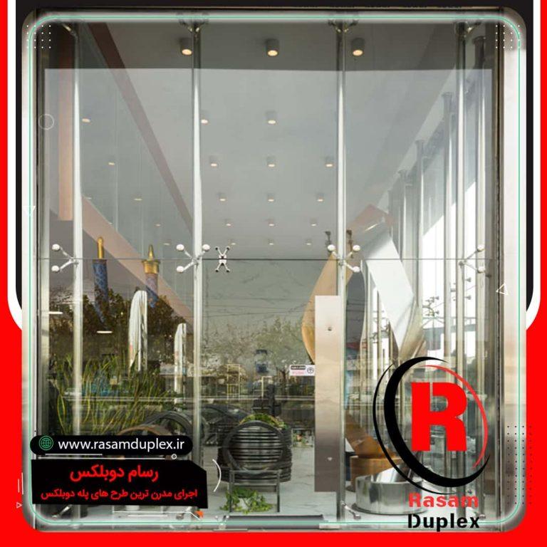 نمای شیشه ای – قیمت نمای شیشه ای اسپایدر