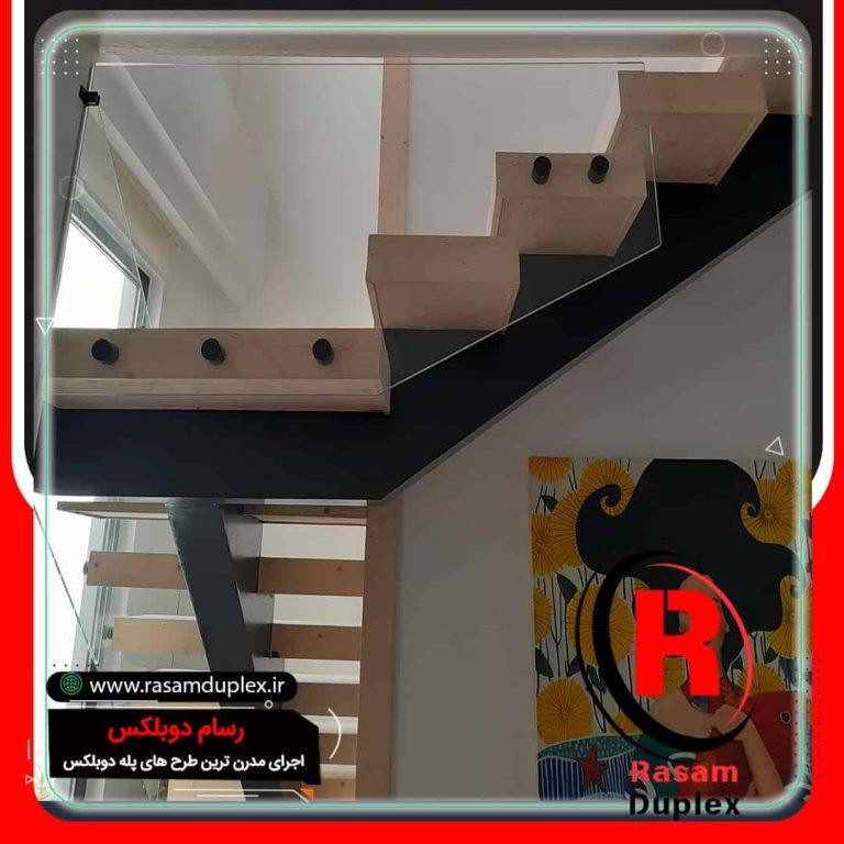ساخت راه پله دوبلکس ویلایی کیش