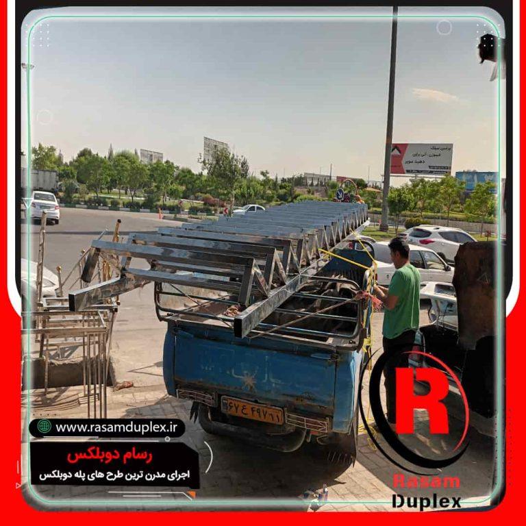 هزینه ساخت راه پله استیل مستقیم تهران