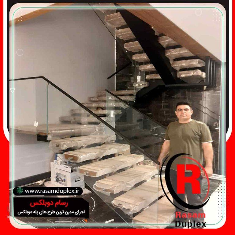 قیمت نصب پله چوبی اکسپوز مشهد