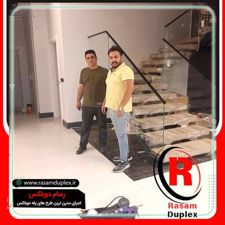 ساخت راه پله چوبی اکسپوز