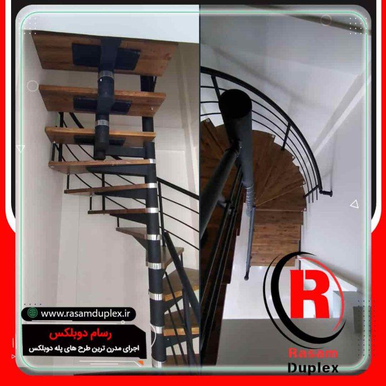 ساخت و فروش راه پله گرد مارپیچ