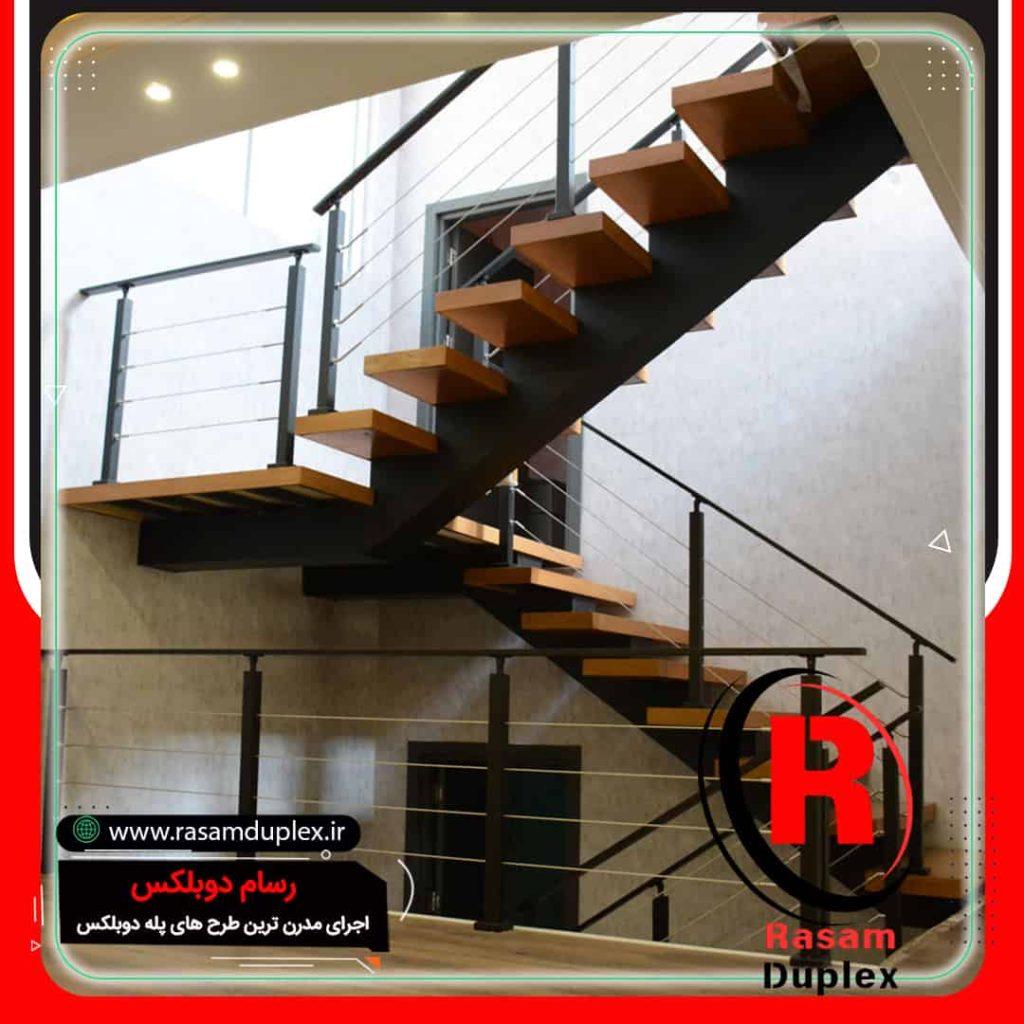 اجرای پله دوبلکس اکسپوز