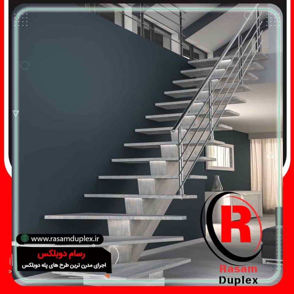 شیک ترین پله دوبلکس اکسپوز مدرن