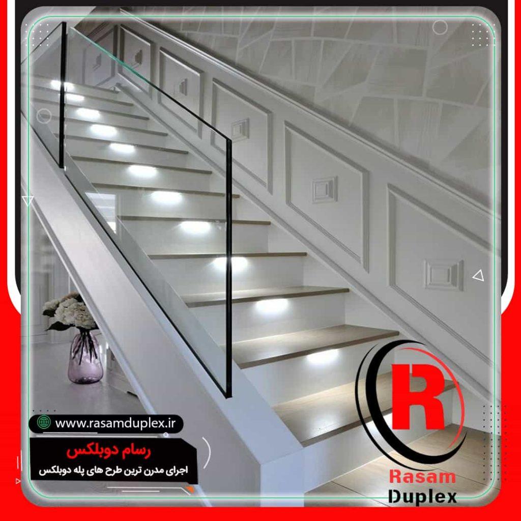 اجرای راه پله اکسپوز چوبی