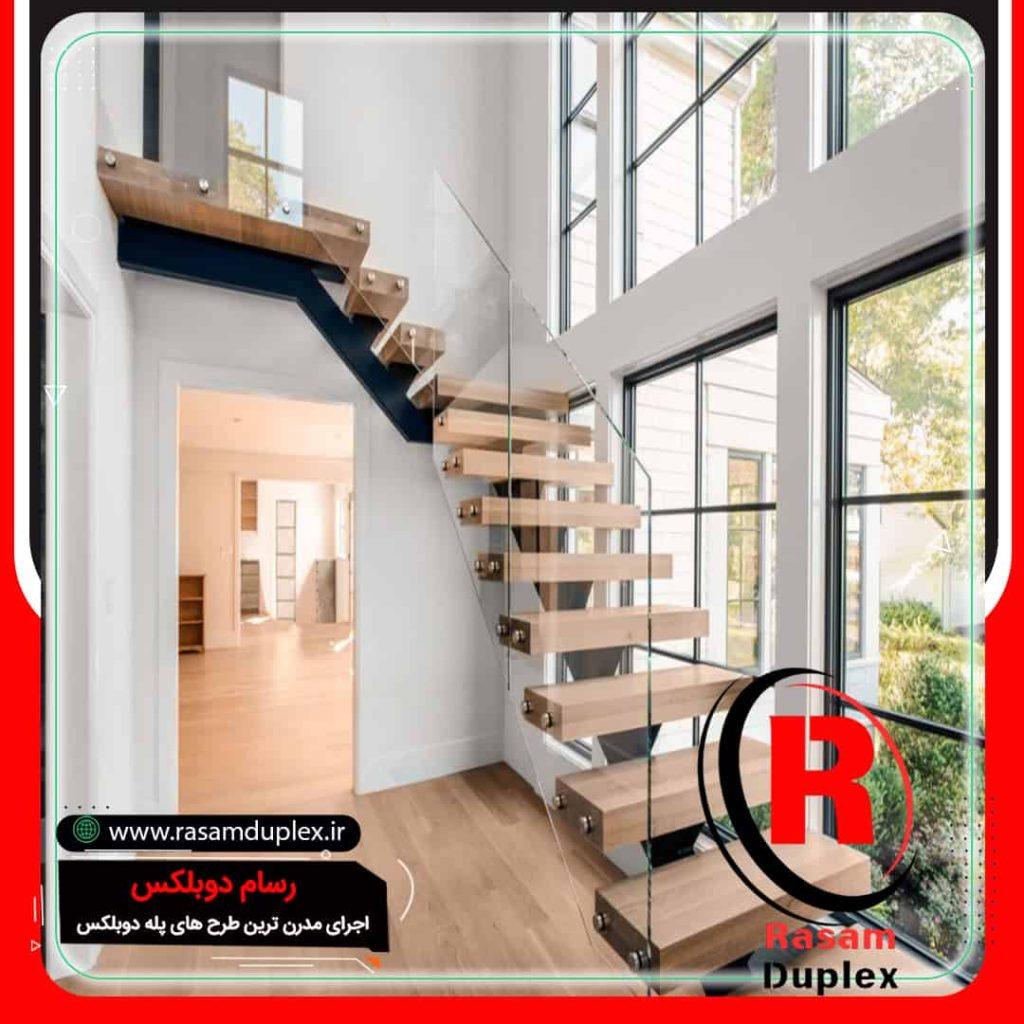 اجرای راه پله معلق اکسپوز تهران