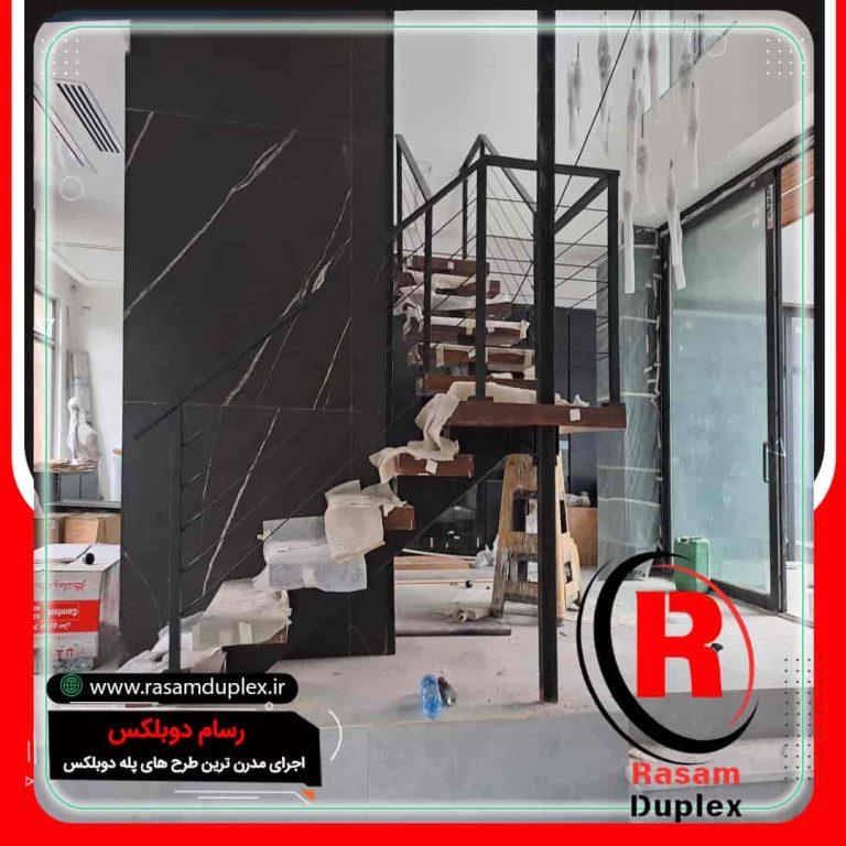 قیمت پله تک شاسی فولادی