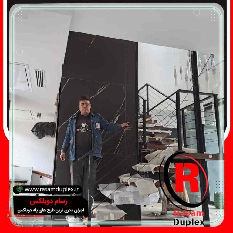 قیمت نصب و ساخت پله تک محور